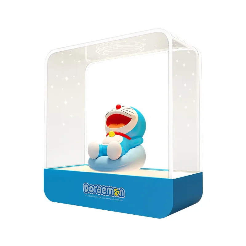 

Doraemon Night Lights Kawaii Starry Sky Photo Frame Shape Bedroom Sleep Dreamy Transparent Smart Usb Rechargeable Lamp