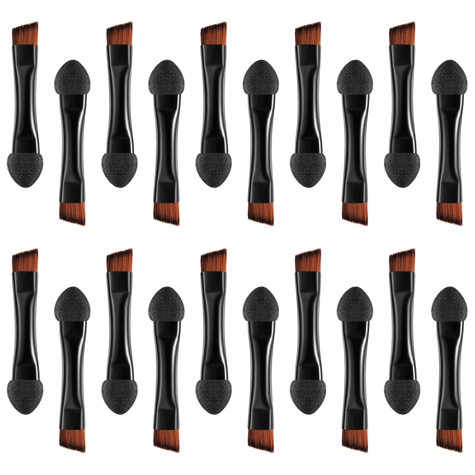 Brosse éponge multifonctionnelle à double tête, outils de maquillage, cosmétiques polyvalents, 20 pièces