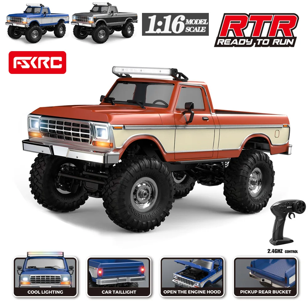 Huangbo New Pickup Truck 1:16 R1610 2.4ghz 4wd 10km/H Metal Beam Independent Suspension Remote Controlled Off-Road Pickup Truck