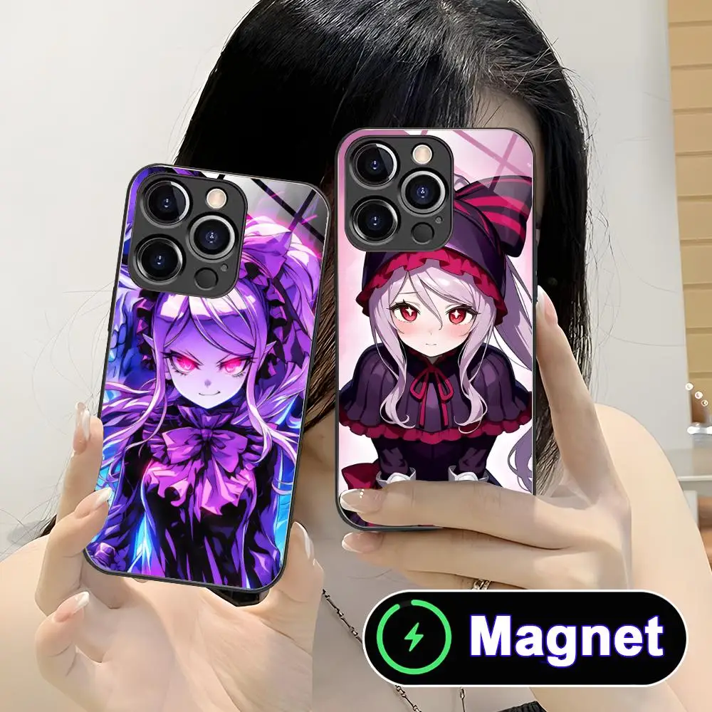 

Overlord Shalltear Phone Case for iPhone 17 16 15 14 13 12 11 Air Pro Max Plus Mini Glass Magnet Cover