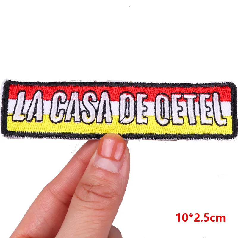 Hot Nederland Carnaval Patch Uniform Jeans Hoeden Geborduurd DIY Nederland Oeteldonk Emblem Patch Ijzer Op Patches Voor Kleding