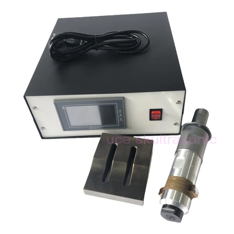 Kn95 Ear Band Ultrasonic Welding Machine Sonicator Generator And Pizoelectric Converter 110x20mm Tool Head