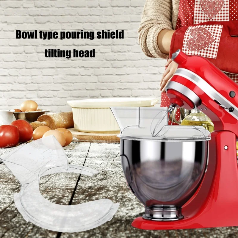 Replacement Pouring Shield Splash Guard for KitchenAid 4.5/5QT Stand Mixers KSM500PS KSM450