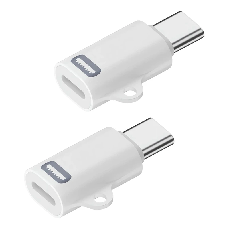 2PCS USB C Male To For Apple Interface Female Adapter, Fast Charging For Iphone 15/15 Plus/15 Pro/15 Pro Max/Ipad Pro