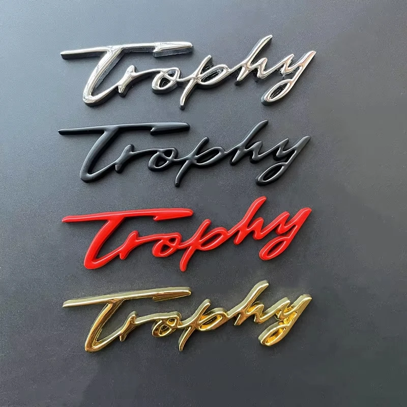 

3D Metal Trophy Letters Logo Emblem Car Rear Trunk Badge Sticker For MG MG 3 5 6 7 ZS HS GS eHS EZS GT EV RX5 RX8 Auto Styling