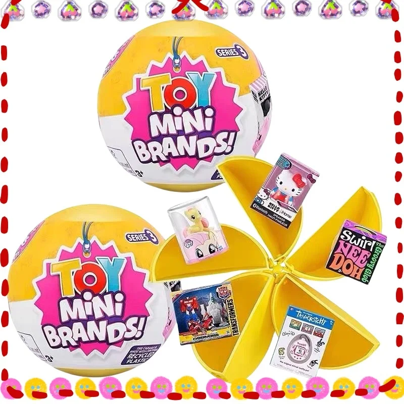 

Оригинальный 5x шар-сюрприз, мини-модная слепая коробка, загадочная капсула, слепая коробка, настоящая миниатюрная кукла, коллекционные игрушки, подарки