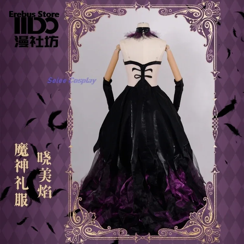 

az15Homuras Akemi аниме костюм нарядное платье платье богини Puella Magi Madoka Magica Walpurgis nacht женский косплей парик Clo