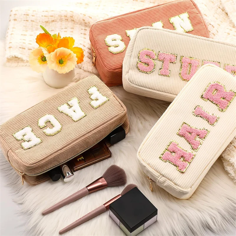1Pc Makeup Bag Travel Organizer Bags Cute Face Tools Bag Cosmetic Bag Makeup Accessories Skincare Pouch Cute Toiletry