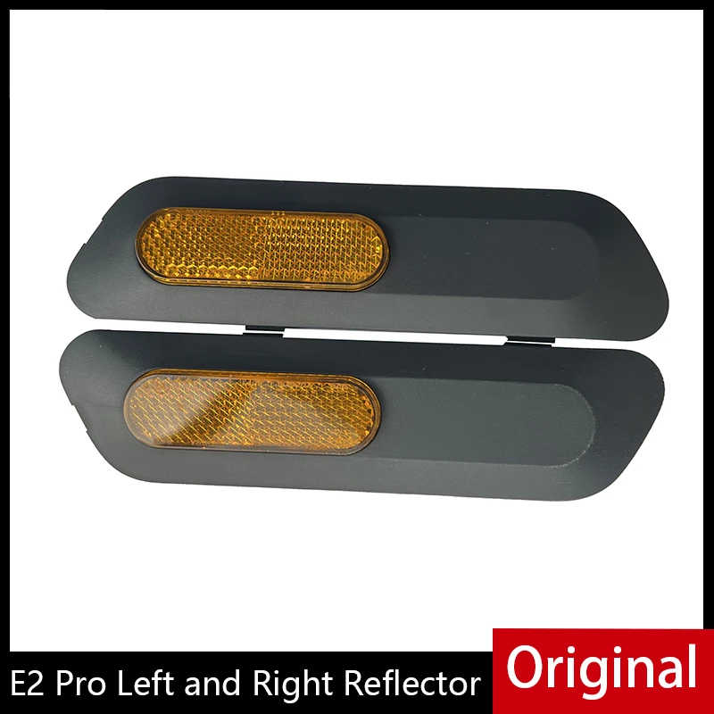 Image of Original links und rechts Reflektorgehäuse für Ninebot E2 Pro Elektroroller Teile Warnung Vorderradgabelabdeckung Zubehör