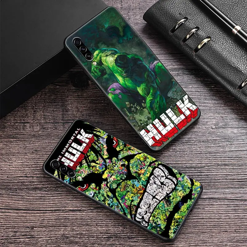 Marvel Hulk The Green Giant Phone Case For Samsung Galaxy A30 A30S A50 S A20E A20 A40 A70 A10 E Note 8 9 10 20 Ultra Back Covers