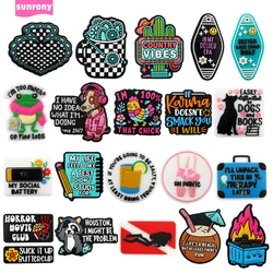 Sunrony 5/10Pcs New Cartoon Silicone Focus Beads For Jewelry Making DIY Necklace Bracelet Keychain Handmade Accessories