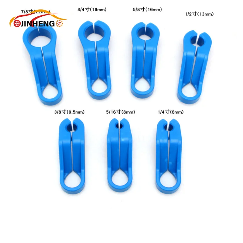 Ensemble d'outils de déconnexion de ligne de carburant AC pour voiture, outil de retrait rapide de ligne de carburant, déconnexion de ligne de carburant, ensemble d'outils de déconnexion coudé, 7 pièces