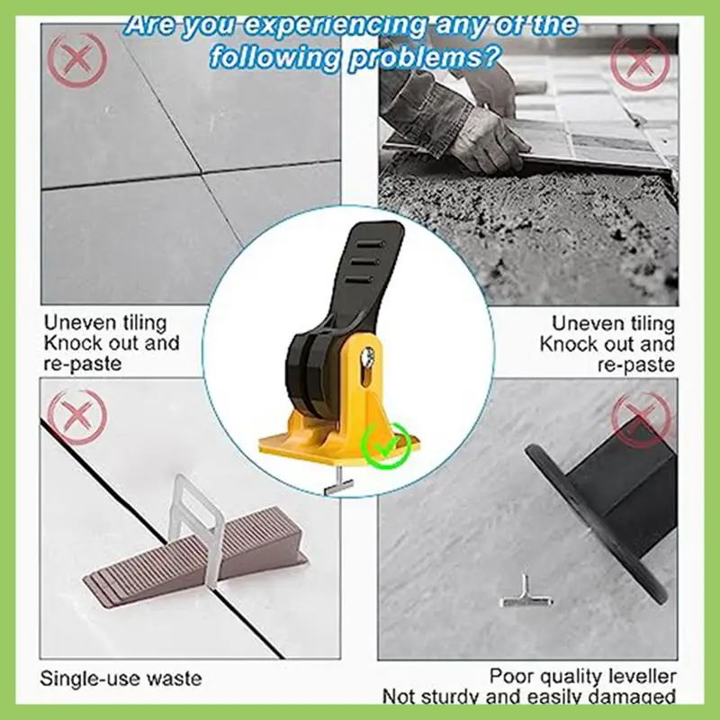 

Floor Leveling Tools Tile Leveling Clips For Leveling Installation, Reusable Tile Leveling System