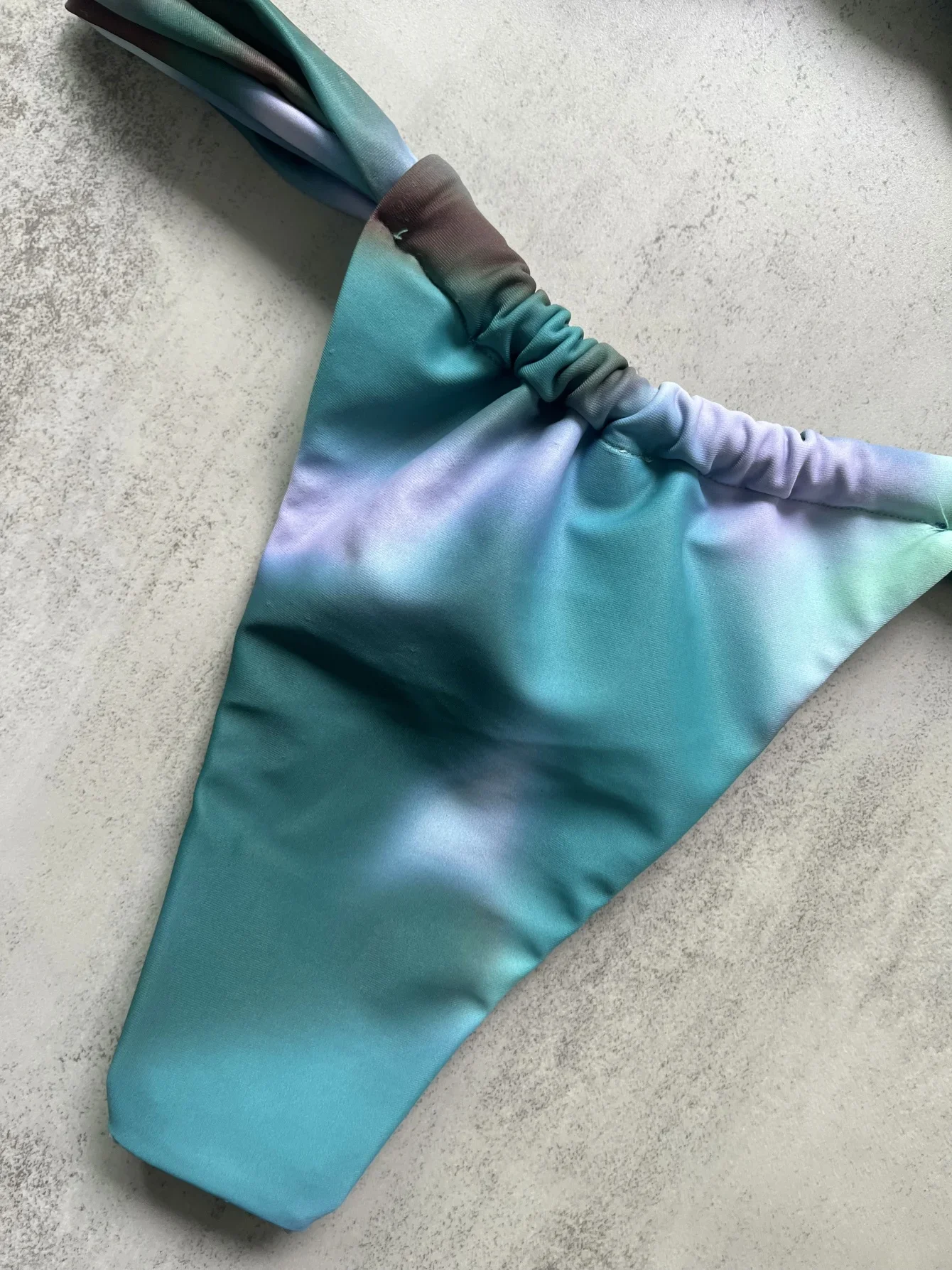 Sexy Tie Dye Printed High Cut Bikini Women Swimwear Female Swimsuit Two-pieces Bikini set Padded Bather Bathing Suit Swim