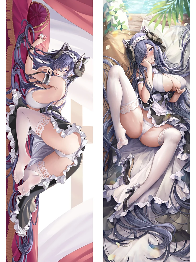 Azur Lane Waifu Body Pillow Cover August von Parseval Dakimakura Hugging Body Pillow Case Bedding Decor Otaku Cushion Cover