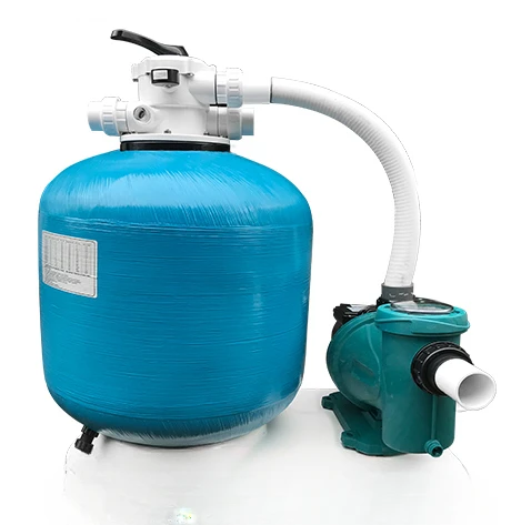 Fiberglass Sand Filter Pump top mounted above ground swimming pool filters