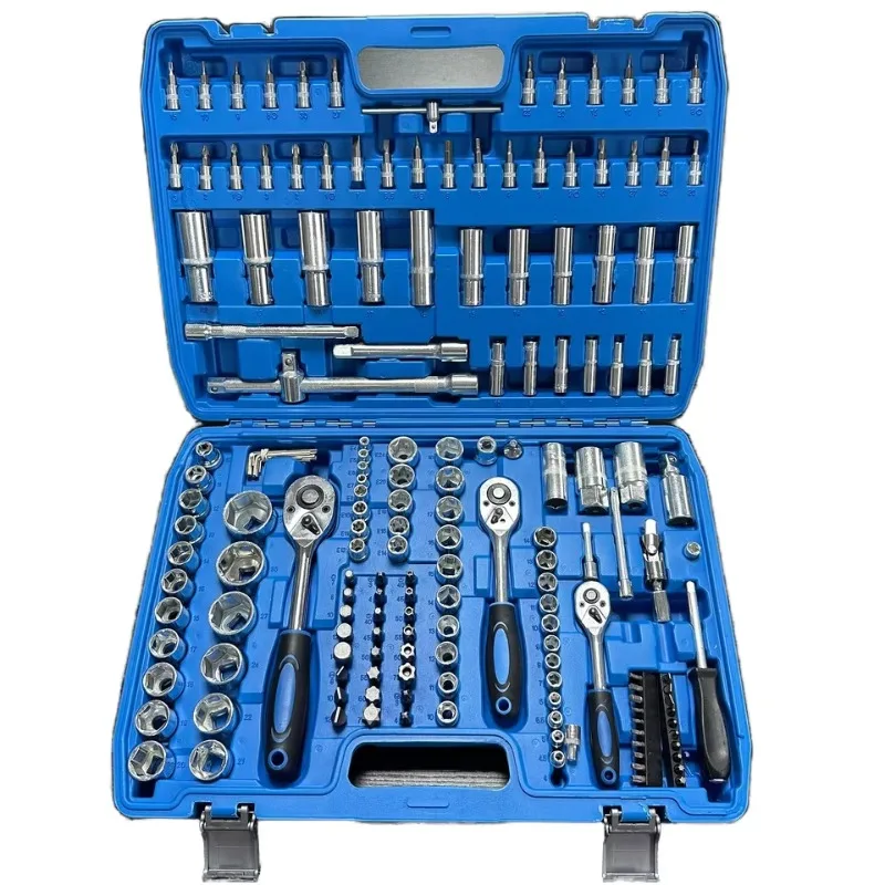 

SXLL 172Pcs Multifunctional High Torque Portable Wrench Kit, Motorcycle Hard Shell Heat Treatment Combination Box
