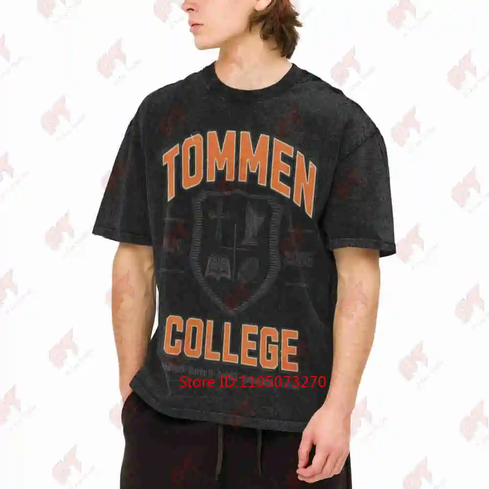 Boys Of Tommen College Kavanagh 13 Vintage Washed Tee Pure Cotton T-Shirt