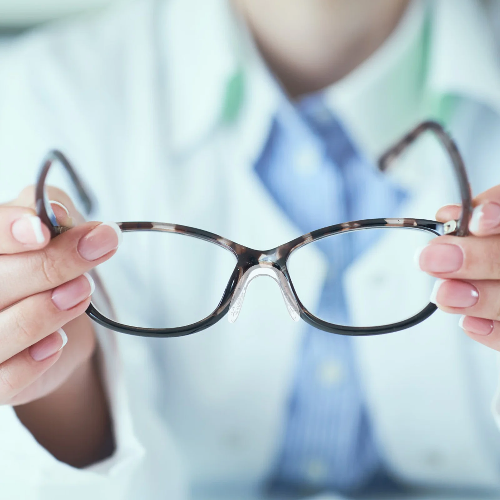 

5pcs Eyeglasses Silicone Comfortable Non-Slip Replacement Set Durable Glasses Accessories Sunglasses Nose Support Reusable Nose