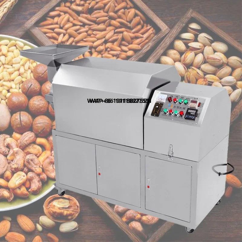 

Small Nut Roasting Machinery Hot Air Coffee Roaster Machine Roasted and Salted Peanut Making Machine