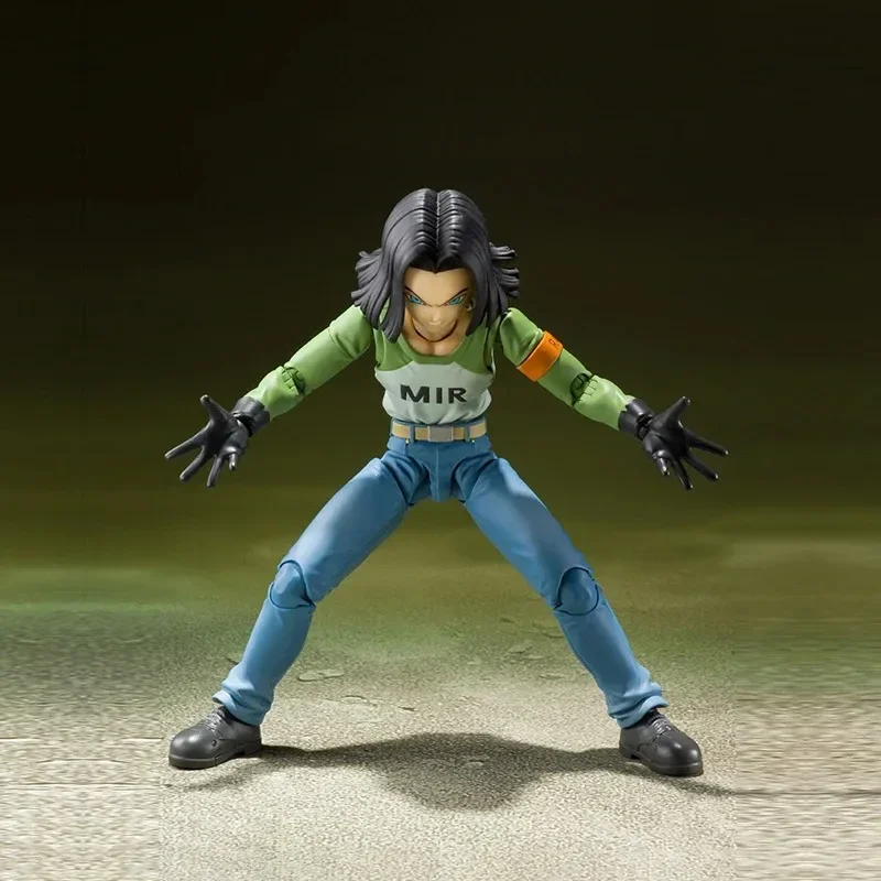 Disponibile Bandai S.H. Figuards Dragon Ball Super Android 17 Android 18 Tournament of Power Anime Figure il regalo perfetto per i bambini