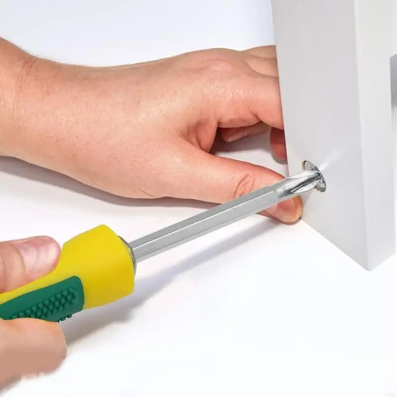Cacciavitore con maniglia anti -slip resistenza con teste piatte e croce y4qc