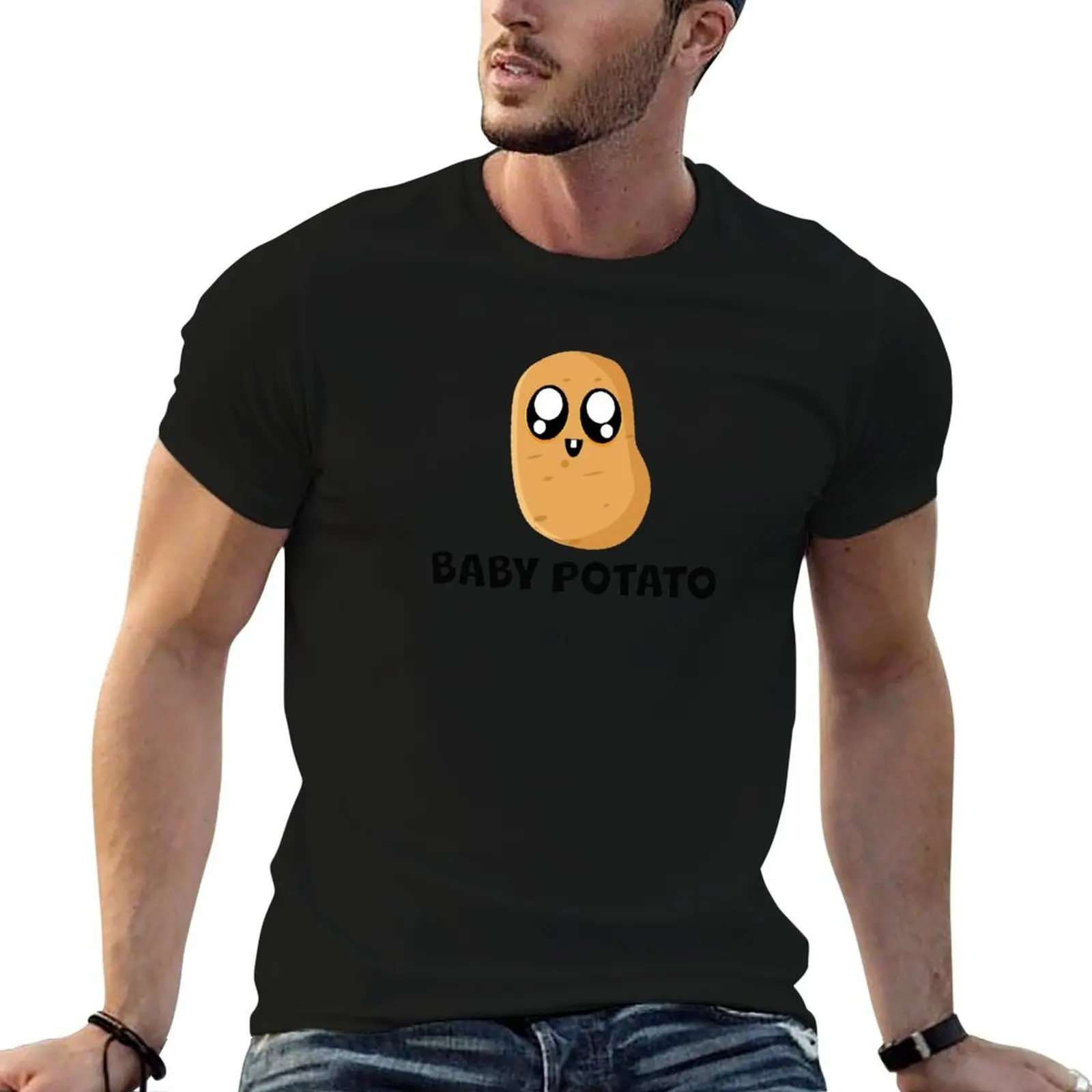 

Baby Potato - Happy T-Shirt man t shirt graphic anime tshirt T-Shirt