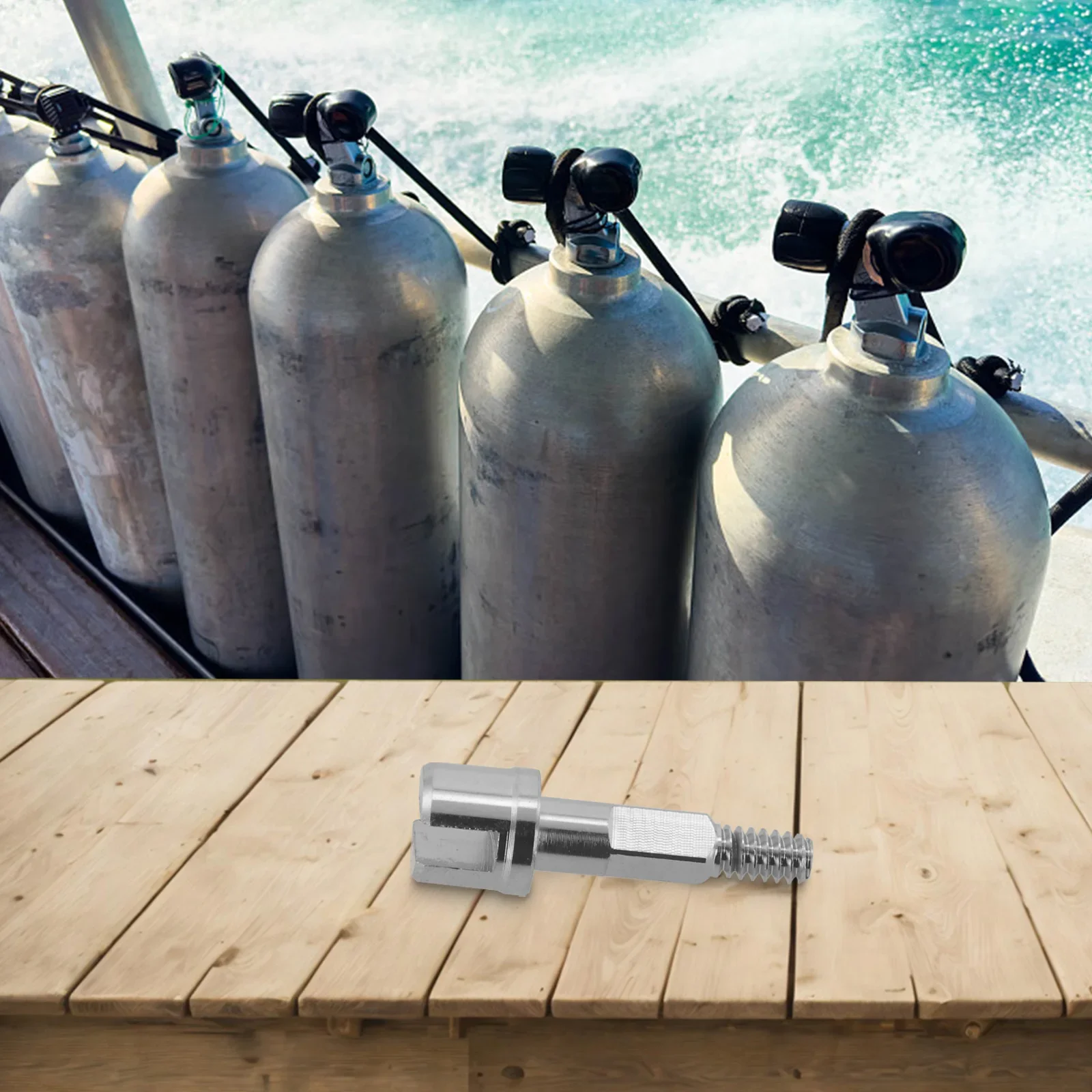 طقم تصليح الفولاذ المقاوم للصدأ خزان الغوص المغزل صمام الجذعية واستبدال الأجزاء القديمة صمامات خزان الغوص القياسية