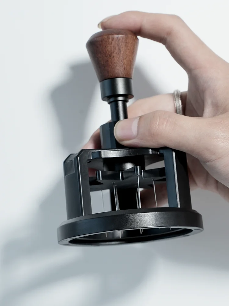 HiBREW Rotary 58 mm Espressorrührer Siebträger Verteiler Werkzeug Nadelverteiler magnetisch für Kaffeemaschine H10A H13 G5