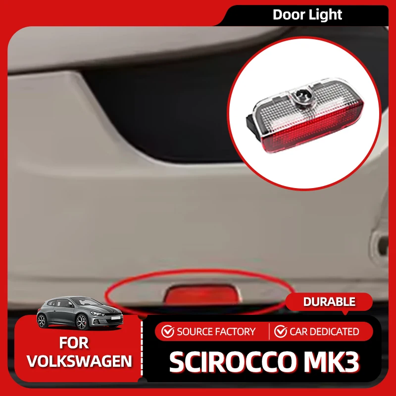 

2026 для VW VOLKSWAGEN, новый чехол для ключей, светодиодный автомобильный дверной проектор Ghost Shadow, приветственный свет, аксессуары для VW Tiguan MK1 MK2 Scirocco