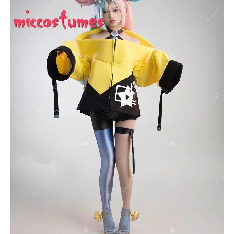 MiKe Clothing의 여성용 이브닝 파티 애니메이션 이온 코스튬 플레이 세트는 할로윈 카니발, 애니메이션 엑스포 파티 등에 적합합니다.