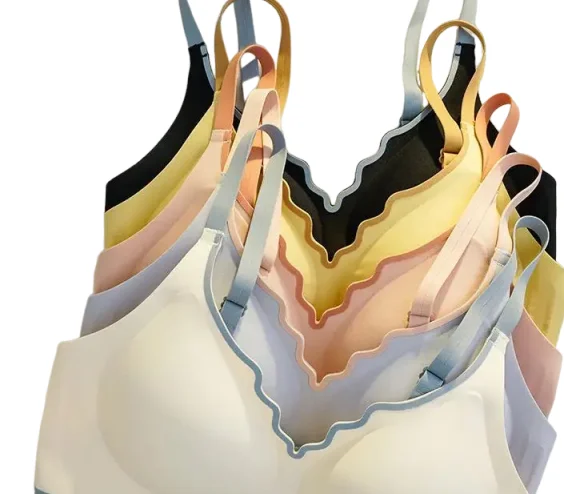 KUCLUT Contrasting Color Women's Thin Bra Push-up One-piece Comfortable Small Chest Push-up Beautiful Back Underwear For Women