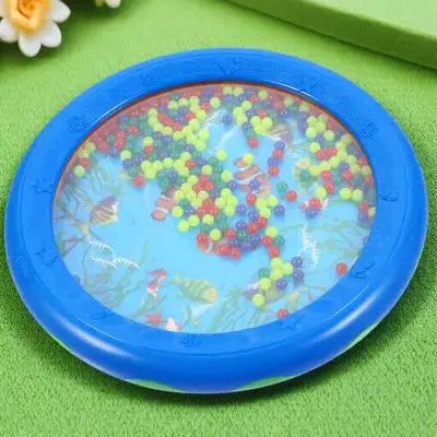 

Ocean Wave Drum for Kids Shaker Baby Musical Instrument Lightweight Educational Hand Percussion Blue Drums Early