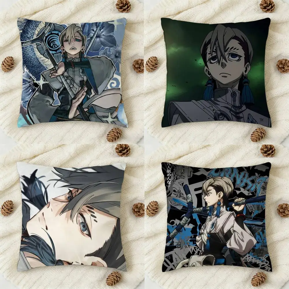 

Classic Manga Anime G-Gachiakuta Zanka Double-sided Printed Square Decorative Cushion Cover for Sofa Living Room Home Decor