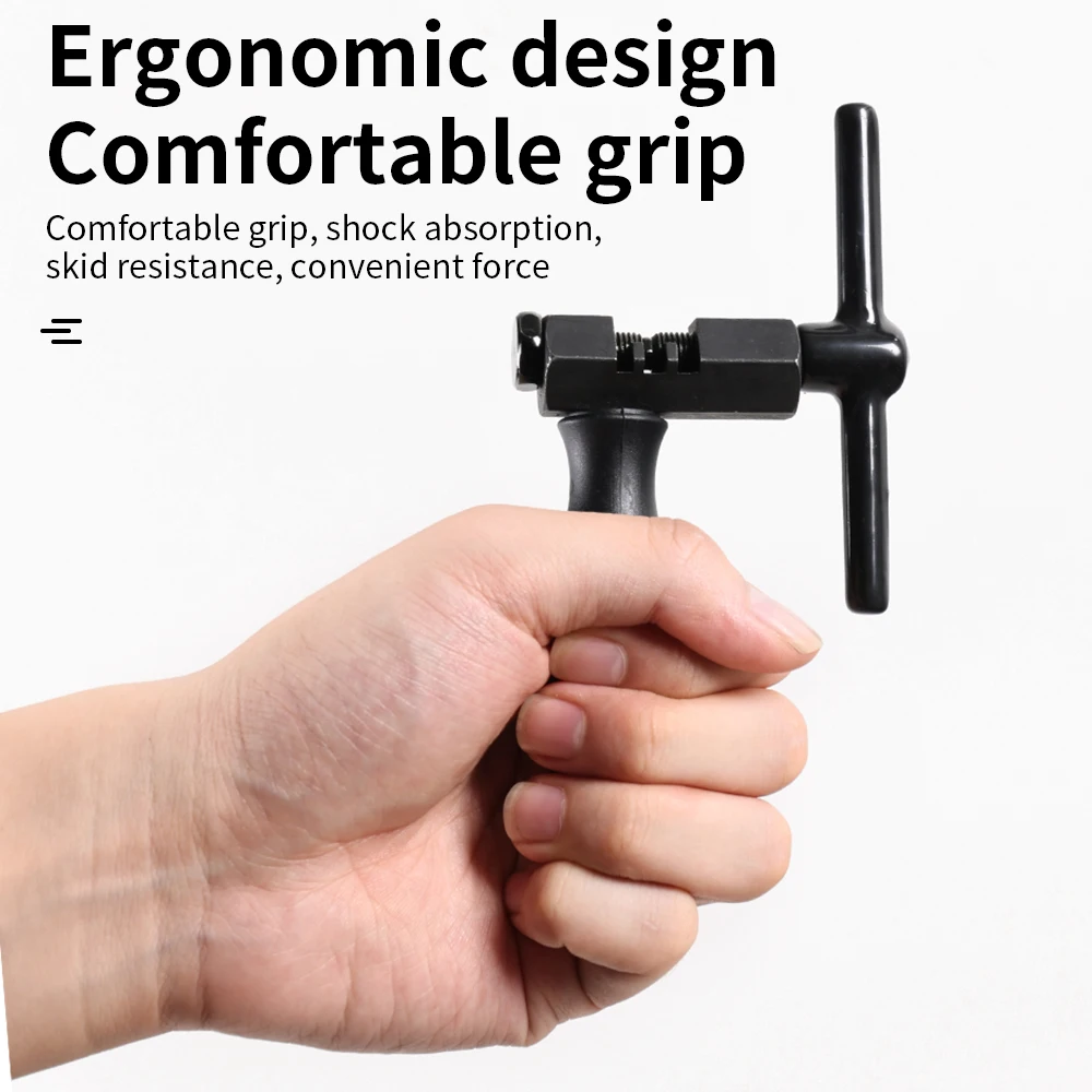 Herramienta removedora de bicicletas de acero al carbono de alta dureza, mango ergonómico antioxidante duradero, tecnología profesional, cadena de bicicleta de montaña