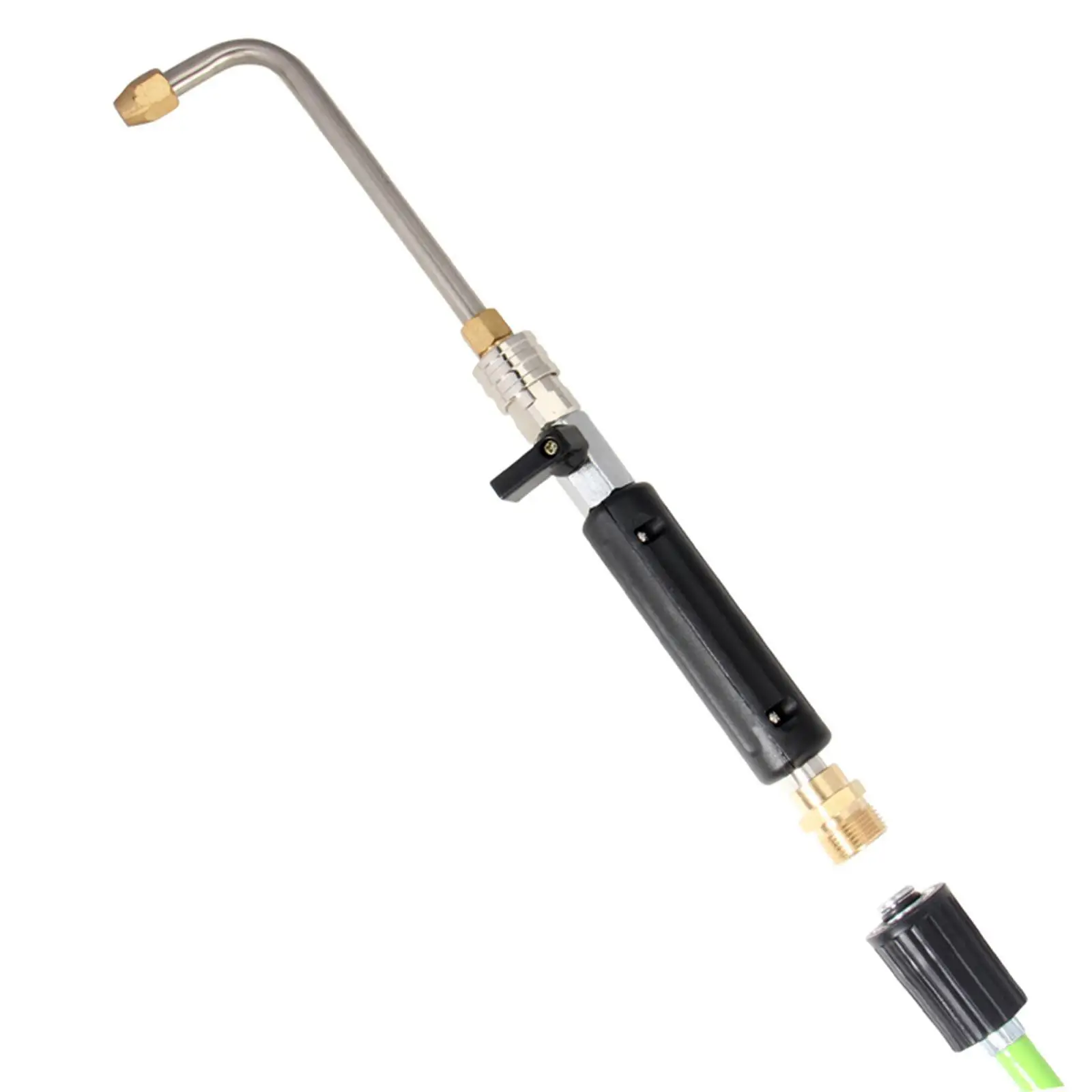 Washer Extended Wand Rod Rust Proof Metal Pressure Cleaner Tool for Car Washing Household