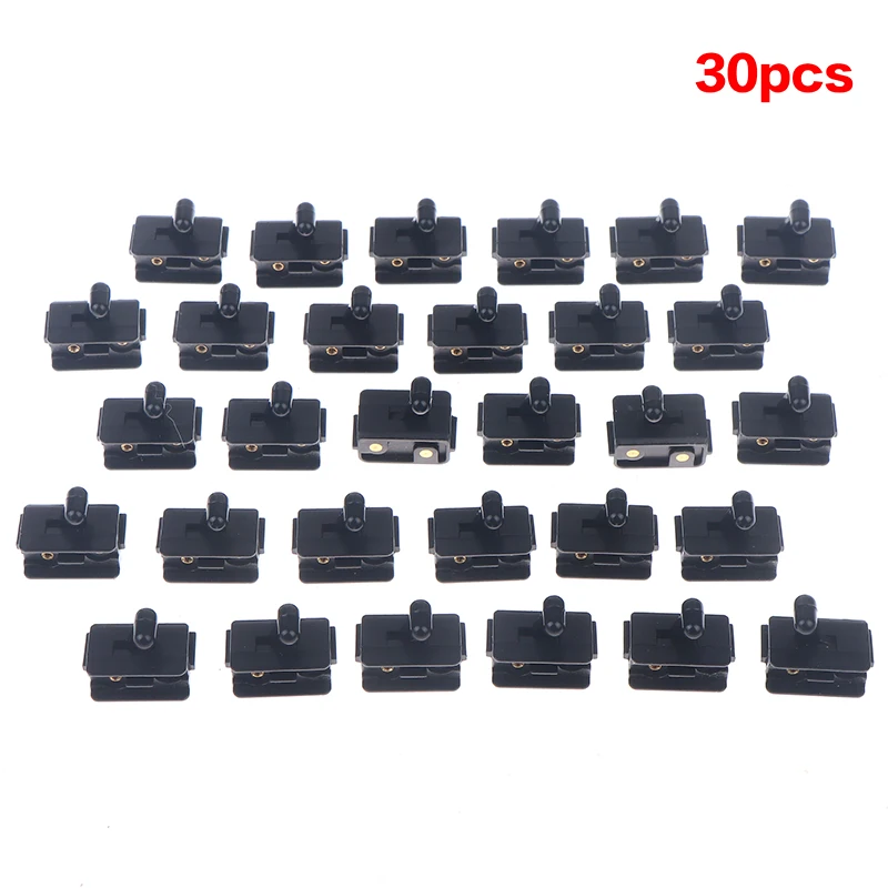 

{MX} 30Pcs Universal Hair Clipper Switch Accessories Round/Oval Handle Metal Power Switch For Electric Hair Clipper Controller