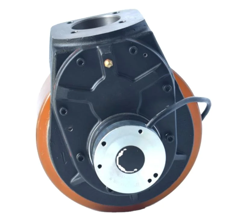 

210*70 PU Wheels and 750w 24v Permanent Magnet Driving Motor Assembly