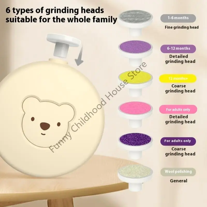 D0LA Baby Electric Nails Grinder Round Mount