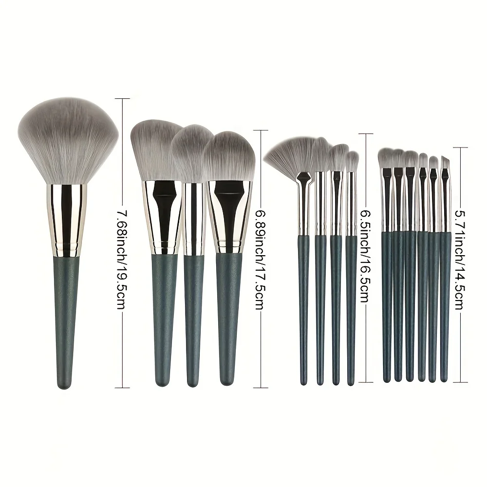 Professional Makeup Brush Set, Soft and Fluffy, Ferramentas de Beleza, Escova de Fundação, Escova Multi-Tipo para Fazer