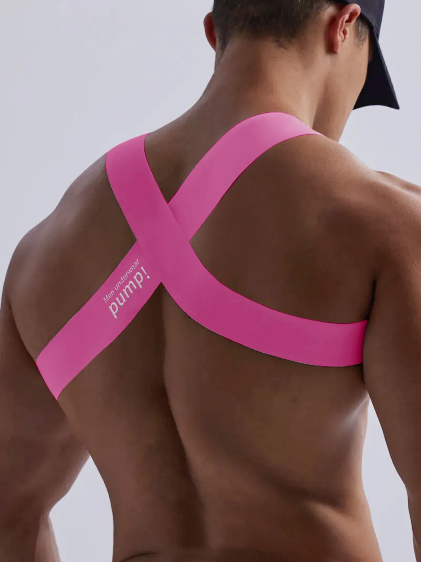 1/2PCS Men's Corset Shoulder Waist Bodybuilding Muscle Strap Party Fashion Sexy Elastic Fun Decorative Shoulder Strap MP1051