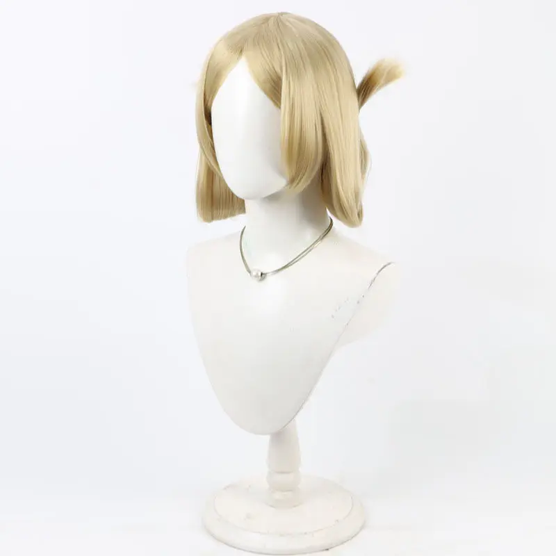 Katori Cosplay Wig Kantai Collection Champagne Synthetic Hair Heat Resistant Halloween Role Play Party Carnival + Free Wig Cap - view 3
