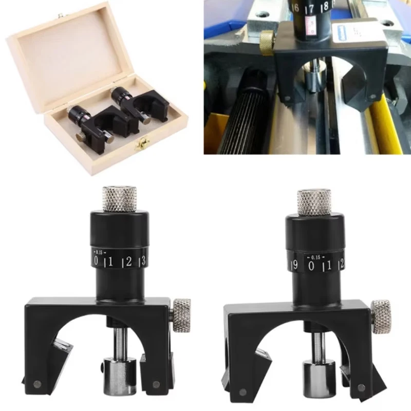 2Pcs Adjustment Wood Planer/Jointer Knife Setting Jig Magnetic Planer Blade Setting Jig Gauge Carpentry Woodworking Tools