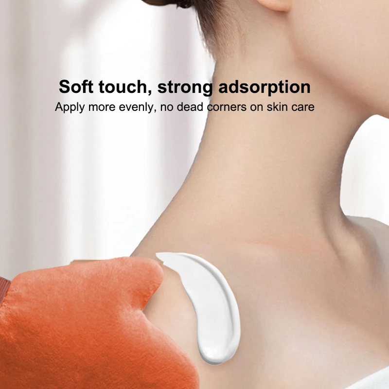 {Ali-CC22} قفاز ناعم للتسمير الذاتي للجسم قابل لإعادة الاستخدام على الوجهين، قفاز تنظيف الجسم يمنع أداة توزيع الأيدي اللزجة