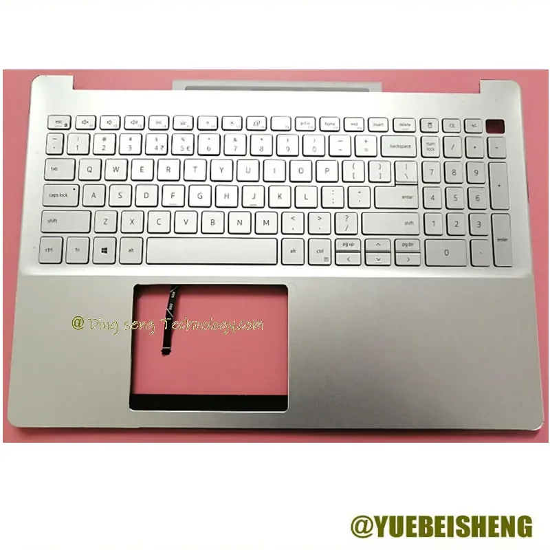 

NEW/ORG For Dell Inspiron 15-7591 15 7000 7590 7591 palmrest US Keyboard upper cover with Backlight 0PJ1JN PJ1JN,Silver