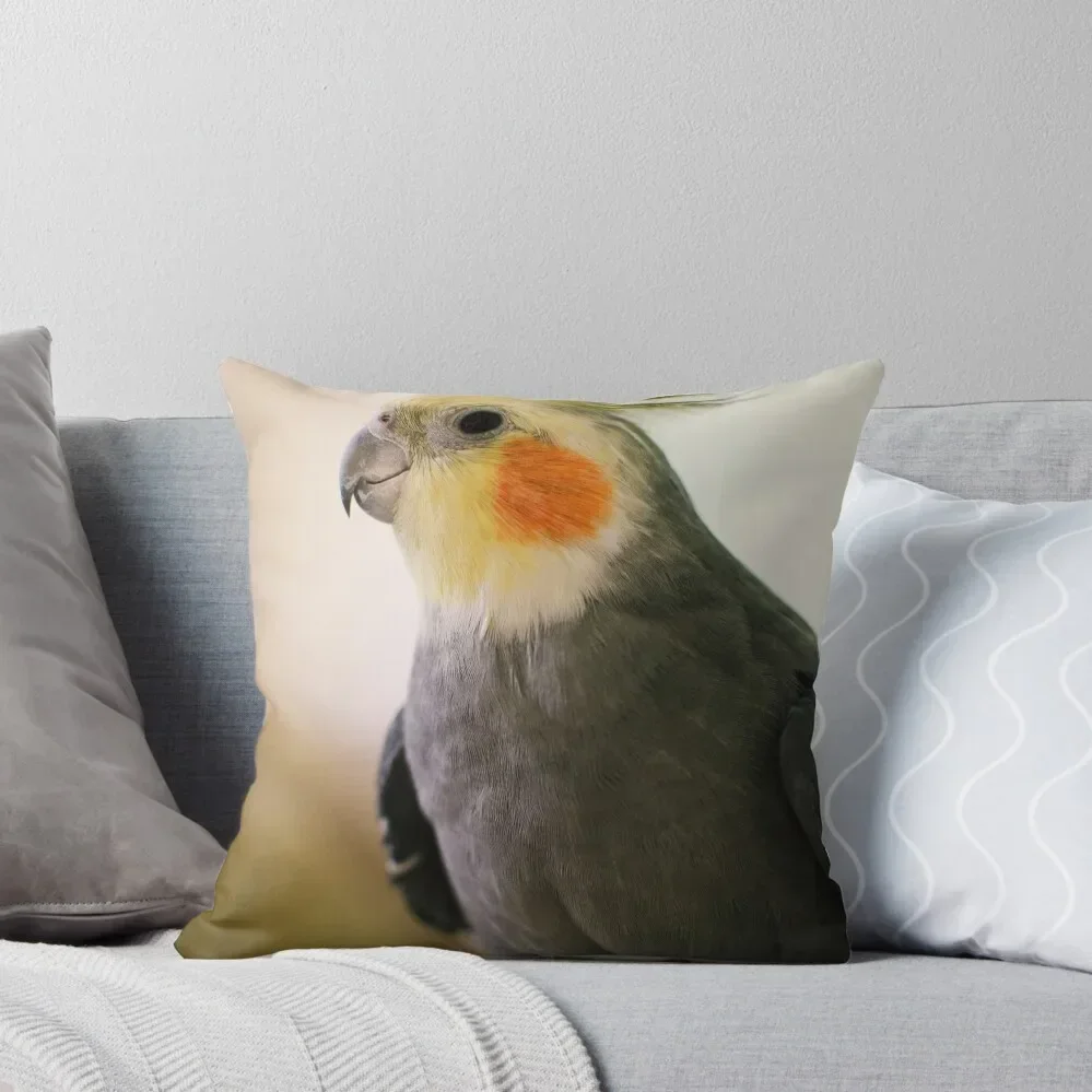 Cockatiel Phone Cover Throw Pillow Pillowcase Cushions Home Decor luxury decor pillow