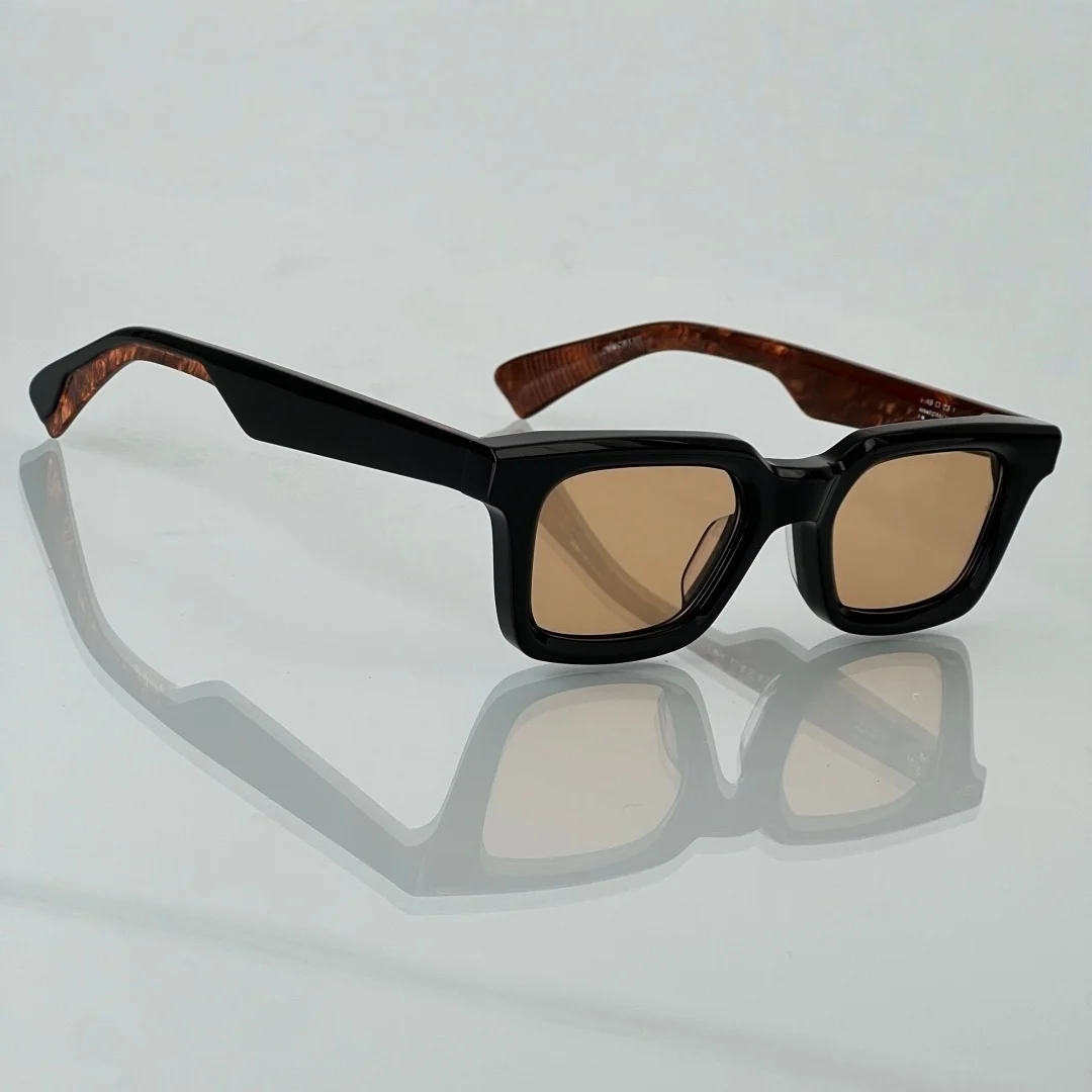 Square Unisex Sunglasses Japanese Handcrafted Acetate UV400 Bold Retro Eyewear