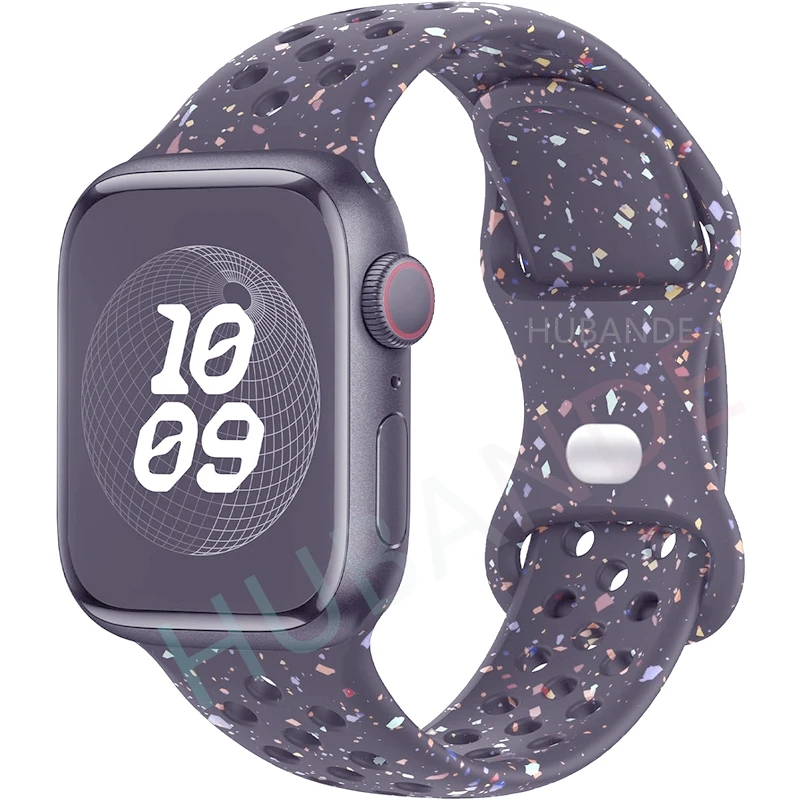 Armband für Apple Watch Band 44mm 49mm 45mm 40mm 41mm 38mm 42mm Correa Atmungsaktives Sportarmband iWatch Serie 8 SE 7 6 5 9 Ultra