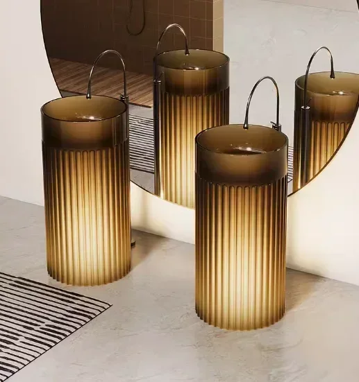 حوض غسيل الحمام الفاخرة فندق الغرور الخزف الرخام نظرة السيراميك الفن الرخام غسل حوض اليد حوض الركيزة