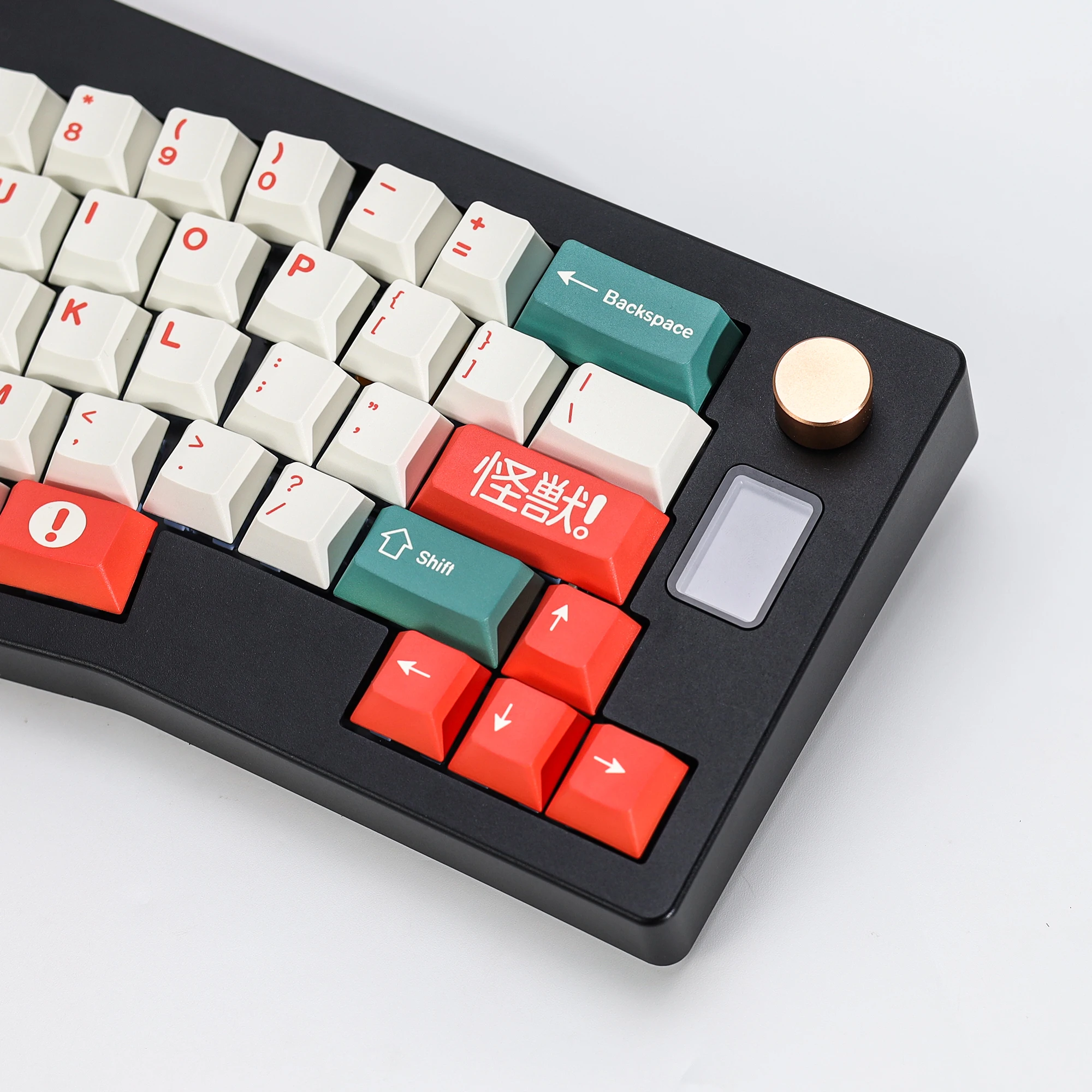 KBDiy Clone GMK Keycaps Retro GMK Kaiju Cherry Profile PBT ISO Tastenkappen für MX Magnetische Schalter 60 Gaming Mechanische Tastatur KIT – Detail 15